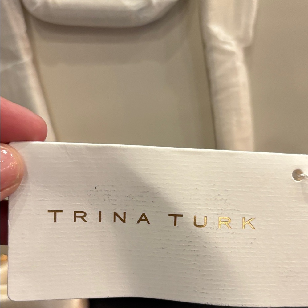 Trina Turk Elegant Cream Tote - Picture 2 of 7